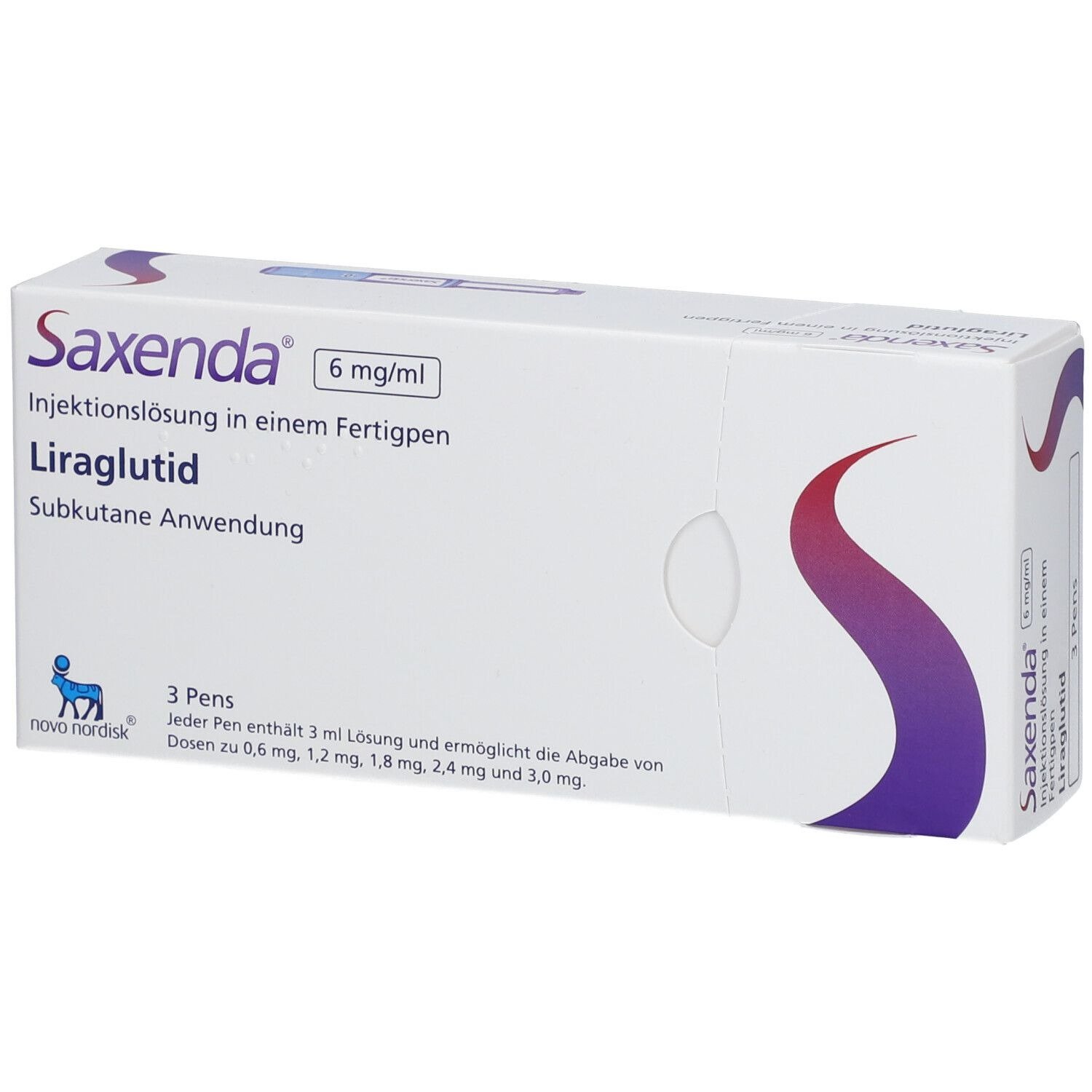 SAXENDA 6 mg/ml Injektionslsg.i.e.Fertigpen 5X3 ml SAXENDA 6 mg/ml Injektionslsg.i.e.Fertigpen 5X3 ml